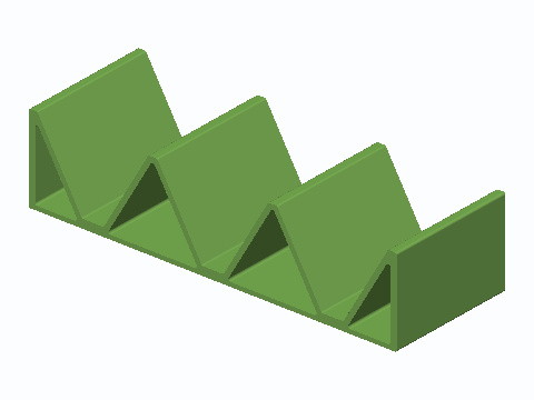 Three-Lane 60° Taco Fill-And-Serve Stand