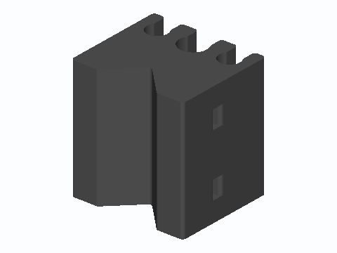 Monitor Arm Zip-Tie Cable Saddle
