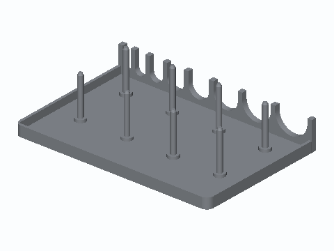 P-Clamp Eight-Spindle Sort Board