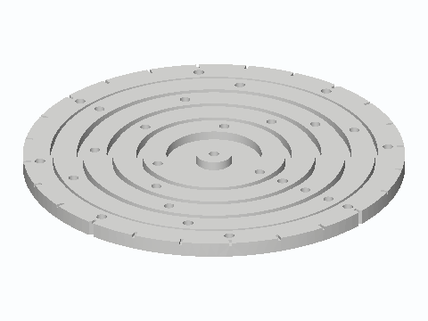 Five-Pattern Bolt Circle Marking Disc