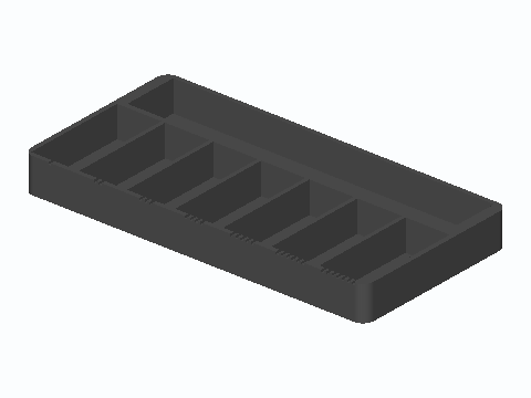 Seven-Size Wire Ferrule Scoop Tray