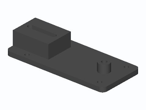 Bar Load Cell Riser Mount With Overload Stop