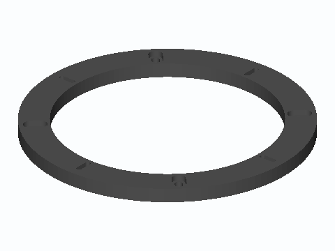 6.5 in Car Speaker Slotted Adapter Ring