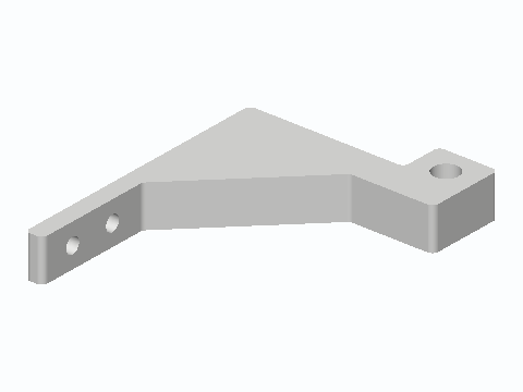 Under-Sink Trash Bag Roll Rod Bracket