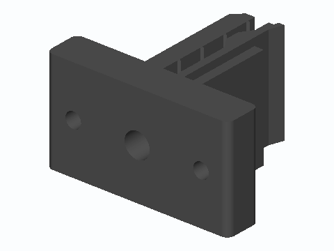 Flexure-Jaw Car Vent Clip With M4 Insert