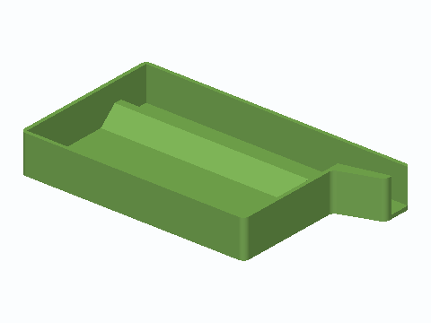 Screw Counting Tray With Pour Spout Channel