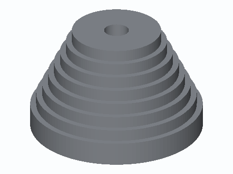 M8 Rod Stepped Headset Cup Press Cone