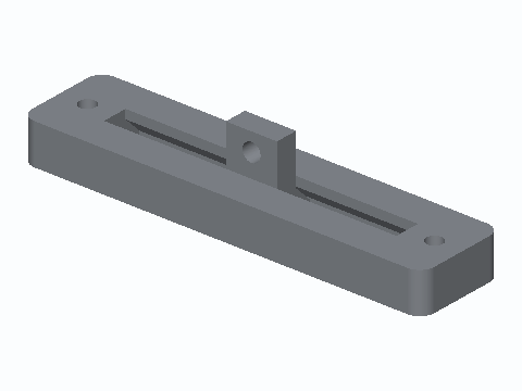 Print-In-Place Captive Slider Door Chain Track