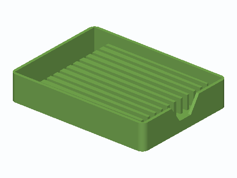 Tapered-Slot Spoke Nipple Shuffler Tray