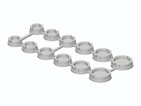 Faucet Handle Hot/Cold Index Cap Sprue