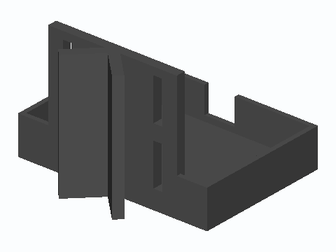 Monitor Arm Pole Strap-On Phone Tray