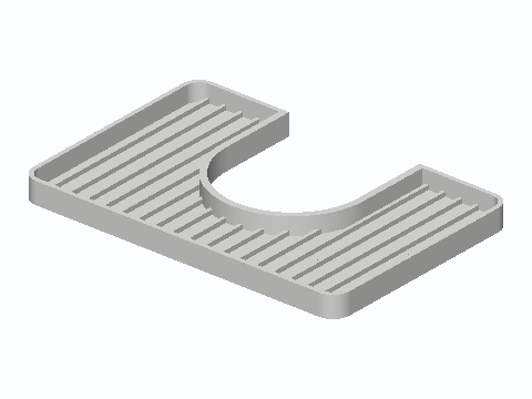 Faucet Base U-Wrap Drip Tray