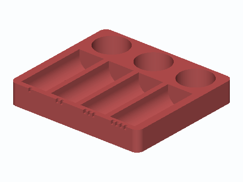 MIG Contact Tip Four-Gauge Lane Tray
