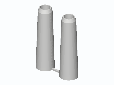 Toilet Drop Closet Bolt Guide Cone Pair