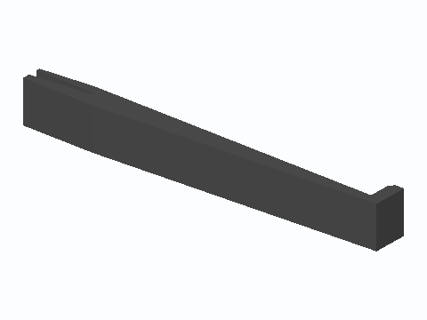 Clip-On Printer Output Tray Extension Arm