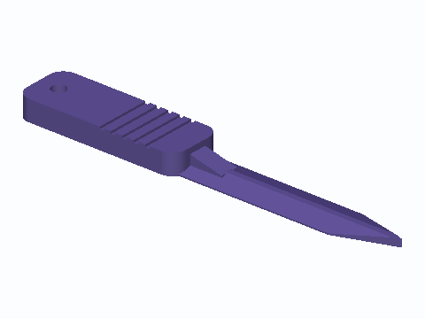 Ridge-Spine Desk Letter Opener