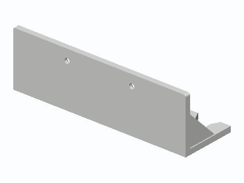 Five-Slot Hang-Down Utensil Wall Rack