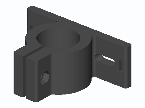 E-Bike Display 22.2 mm Bar Clamp Cradle