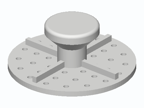 Tuna Can Palm-Knob Drain Press