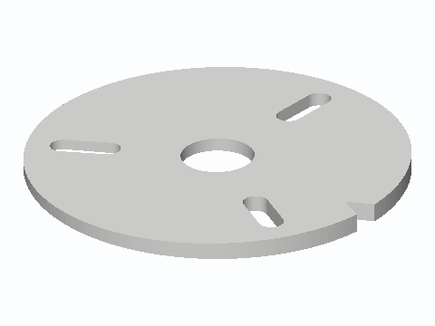 Stackable 1.5° Grab Bar Flange Taper Shim