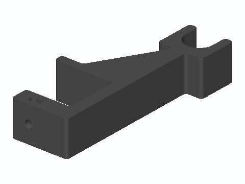 Desk-Edge Clamp Paper Roll Bracket