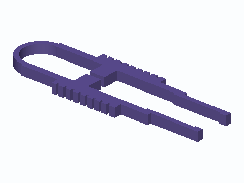 MX Switch Squeeze-Puller Flexure Tweezer