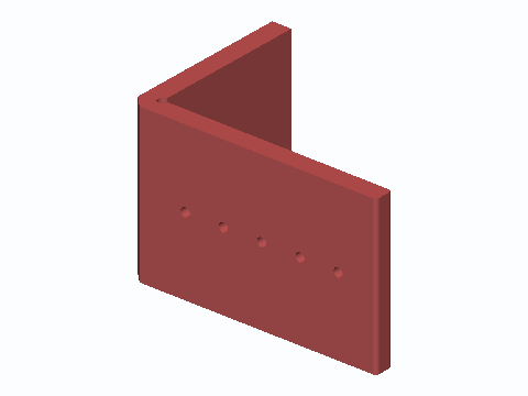Saddle Square With Centreline Scribe Holes