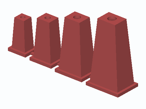 Four-Size Alligator Clip Boot Sprue