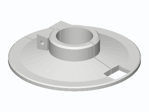 Split Shower Arm Escutcheon Flange