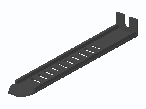 Vented PCI Slot Blanking Plate