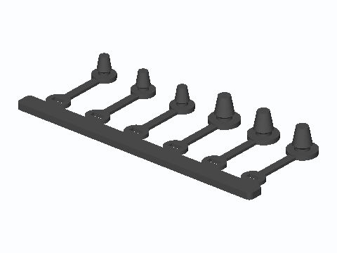 Tethered Drip Line Goof Plug Sprue