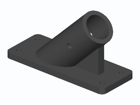 Push Broom Brace Socket For 3/4 in EMT