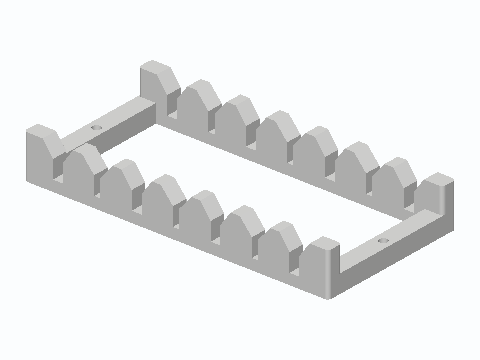In-Drawer Knife Blade Rack