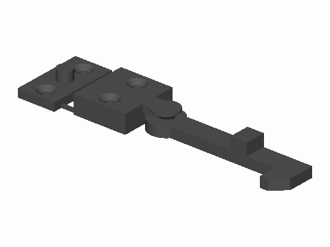 Surface-Mount Sliding Patio Door Hook Latch