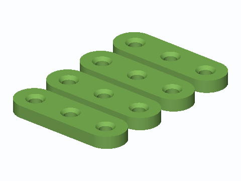 Three-Hole Guyline Tensioner Four-Pack