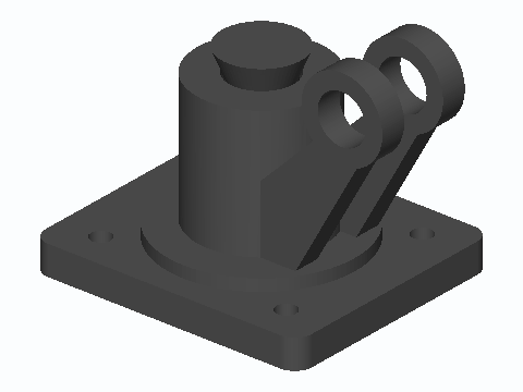 608 Bearing Swivel Caster Mount