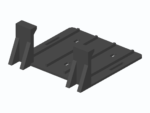 MPPT Charge Controller Strap-Down Wall Cradle