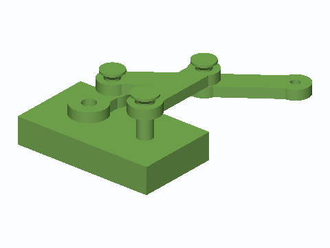 Print-In-Place Chebyshev Lambda Straight-Line Linkage
