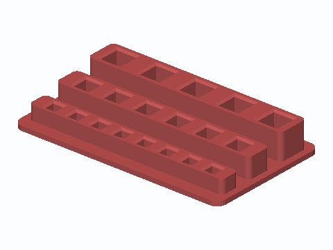 1/4 3/8 1/2 in Drive Extension Bar Stand