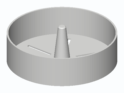 Food Processor S-Blade Safety Dock