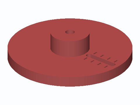 5 mm Shaft Adjustable-Throw Crank Disc
