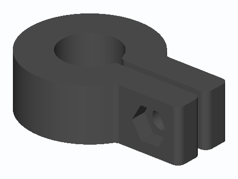 Pinch-Bolt 1/2 in Wagon Axle Wheel Retaining Collar