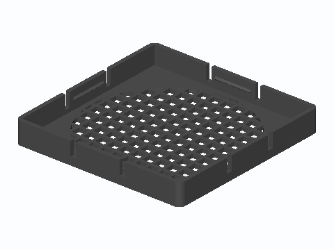 80 mm Fan Snap-On Fabric Filter Cap