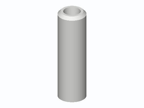 Soap Pump Dip-Tube Extender Coupler — 3D model preview