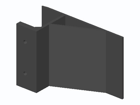 Clamp-On Desk Edge Mouse Wing