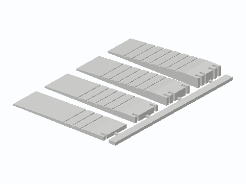 Pedestal Sink Column Taper Shim Set