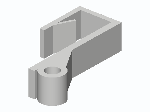 Vanity Door Towel Bar Hook For 8 mm Rod