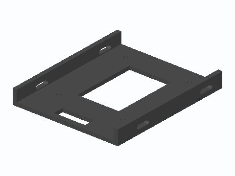 2.5 in SSD To 3.5 in Bay Slotted Sled