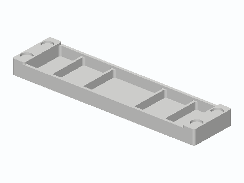 Smudge-Guard Artist Hand Bridge — 3D model preview