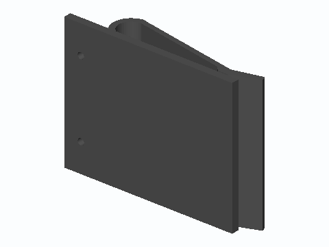 70 mm Flexure Clipboard Clip — 3D model preview